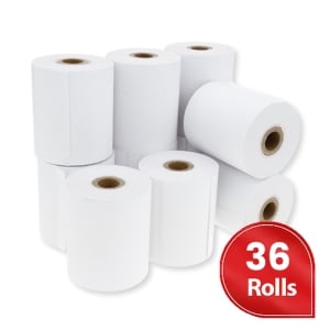 36 Rolls 76x48mm Calibor Thermal Paper Receipt Roll