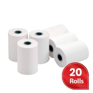 20 Rolls 79x40mm Calibor Thermal Paper Receipt Roll