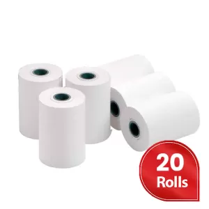 20 Rolls 79x40mm Calibor Thermal Paper Receipt Roll