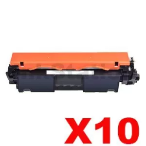 10 x HP CF230X (30X) Compatible Black High Yield Toner Cartridge - 3,500 Pages
