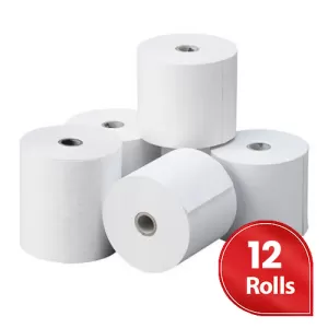 12 Rolls 80x135mm Calibor Thermal Paper Receipt Roll