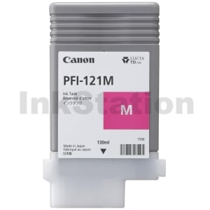 Genuine Canon PFI-121M Magenta Ink Cartridge - 130ML