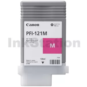 Genuine Canon PFI-121M Magenta Ink Cartridge - 130ML