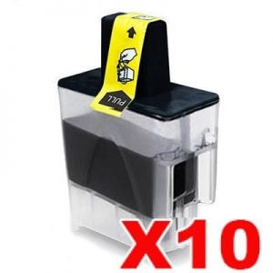 10 x Compatible Brother LC-47BK Black Ink Cartridge - 500 pages
