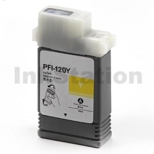 Compatible Canon PFI-120Y Yellow Ink Cartridge - 130ML