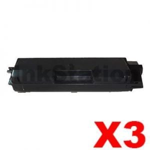 3 x Non-Genuine TK-5154K Black Toner Cartridge For Kyocera M-6535CDN, P-6035CDN - 12,000 pages