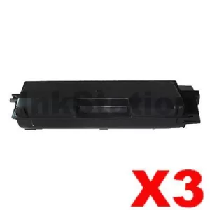 3 x Non-Genuine TK-5154K Black Toner Cartridge For Kyocera M-6535CDN, P-6035CDN - 12,000 pages