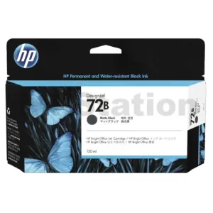 HP 72B Genuine Matte Black 130ml Inkjet Cartridge C9403A / 3WX06A