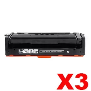 3 x HP 658A W2000A Compatible Black Toner Cartridge - 7,000 pages