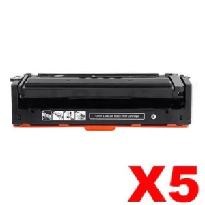 5 x HP 658A W2000A Compatible Black Toner Cartridge - 7,000 pages