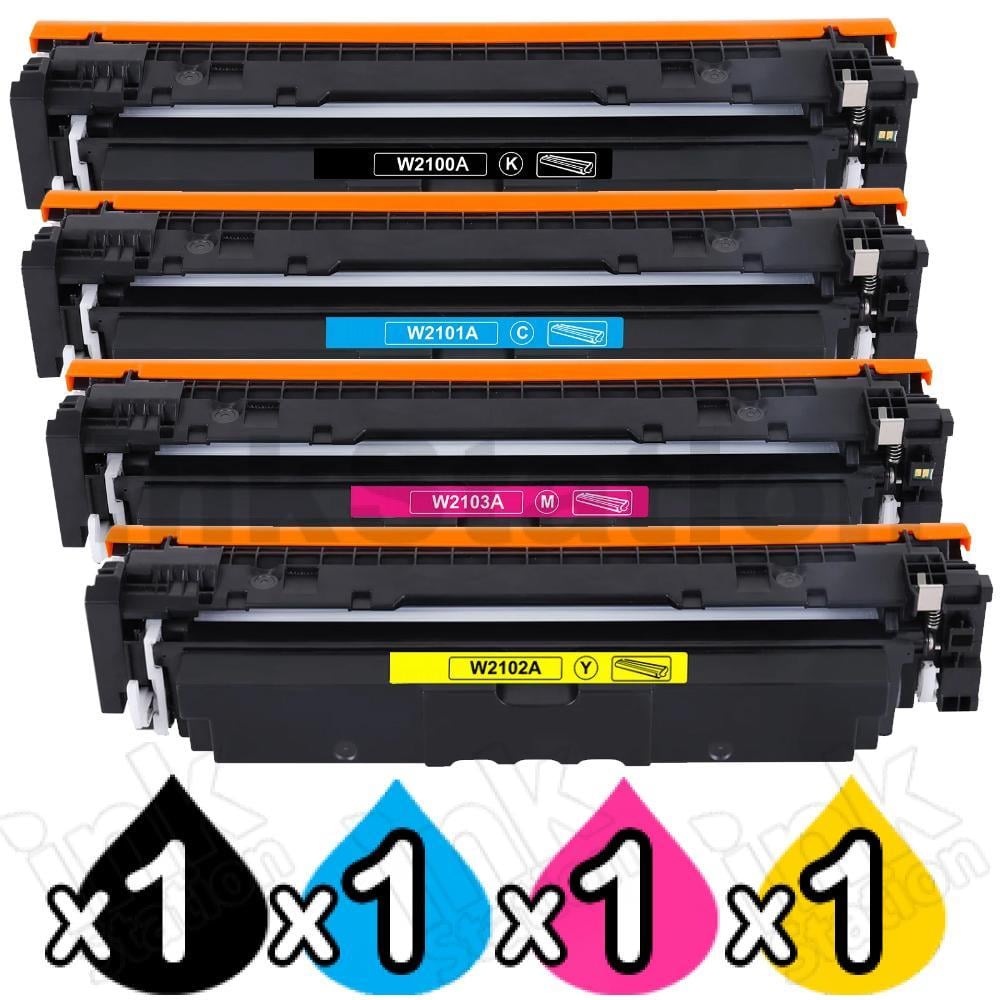 Hp 4 Pack 210a W2100a W2103a Compatible Toner Cartridges Combo 1bk1c1m1y Toner Cartridges 