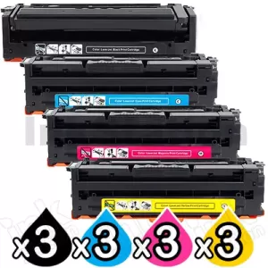 3 Sets of 4 Pack HP 658X W2000X-W2003X Compatible High Yield Toner Cartridges Combo [3BK,3C,3M,3Y]