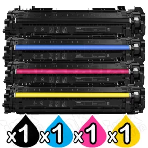 4 Pack HP 659X W2010X-W2013X Compatible High Yield Toner Cartridges Combo [1BK,1C,1M,1Y]