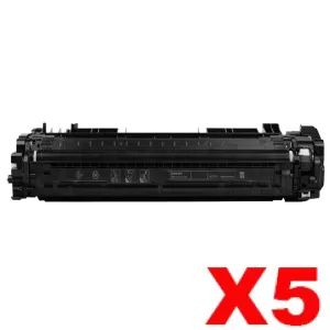 5 x HP 659A W2010A Compatible Black Toner Cartridge - 16,000 pages
