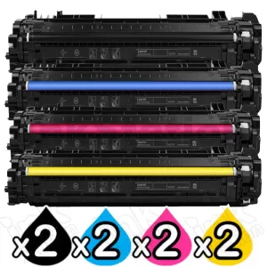 2 Sets of 4 Pack HP 659A W2010A-W2013A Compatible Toner Cartridges Combo [2BK,2C,2M,2Y]
