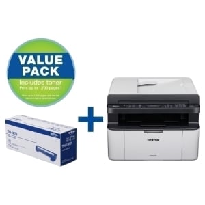 Brother MFC-1810 A4 Mono Multi-Function Mono Laser Printer + Toner Bundle