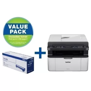 Brother MFC-1810 A4 Mono Multi-Function Mono Laser Printer + Toner Bundle