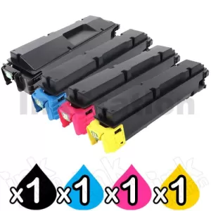 4-Pack Non-Genuine alternative for TK-5374 Toner Cartridge Combo suitable for Kyocera Ecosys MA3500cix, MA3500cifx, PA3500cx [1BK,1C,1M,1Y]