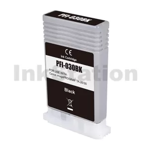 Compatible Canon PFI-030BK Black Ink Tank 55ml
