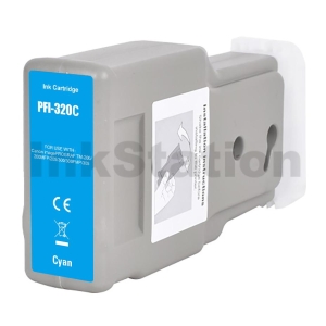 Compatible Canon PFI-320C Cyan Ink Cartridge - 300ML