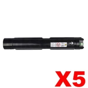 5 x Fuji Xerox DocuCentre SC2022 Compatible Black Toner Cartridge CT203024 - 12,500 pages