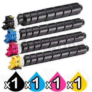 4-Pack Non-Genuine alternative for TK-8369 Toner Cartridges Combo suitable for Kyocera TASKalfa 2554ci [1BK,1C,1M,1Y]