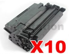 10 x HP CF226X (26X) Compatible Black Toner Cartridge - 9,000 Pages
