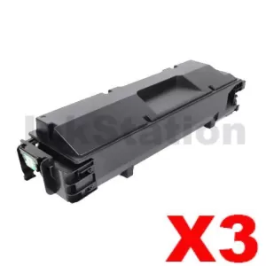 3 x Non-Genuine alternative for TK-5374K Black Toner Cartridge suitable for Kyocera Ecosys MA3500cix, MA3500cifx, PA3500cx - 7,000 pages