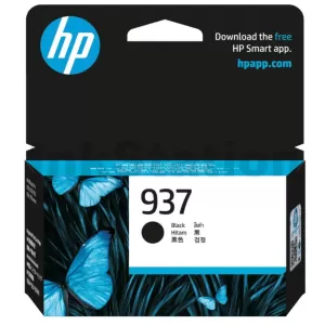 HP 937 Genuine Black Ink Cartridge 4S6W5NA - 1,250 Pages