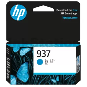HP 937 Genuine Cyan Ink Cartridge 4S6W2NA - 800 Pages