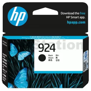 HP 924 Genuine Black Ink Cartridge 4K0U6NA - 500 Pages