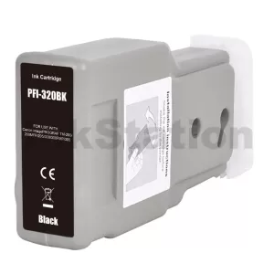 Compatible Canon PFI-320BK Black Ink Cartridge - 300ML