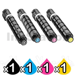 4 Pack Canon CART-034 Compatible Toner Cartridges [1BK,1C,1M,1Y]