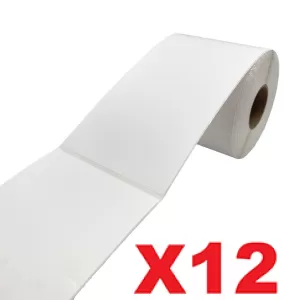 12 Rolls DHL Shipping Labels Perforated Thermal Label 100mm X 200mm - 300 Labels per Roll