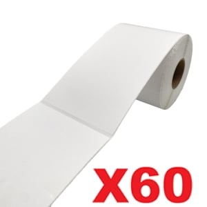 60 Rolls DHL Shipping Labels Perforated Thermal Label 100mm X 200mm - 300 Labels per Roll