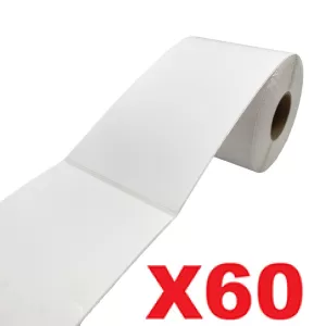 60 Rolls DHL Shipping Labels Perforated Thermal Label 100mm X 200mm - 300 Labels per Roll