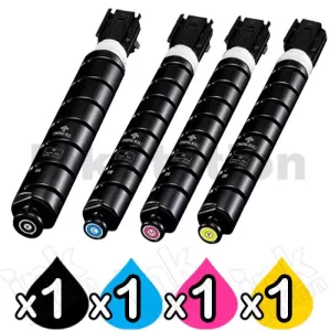 4 Pack Canon NPG-83 (GPR-61) Compatible Toner Cartridges Combo [1BK,1C,1M,1Y]