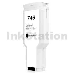 HP 746 Compatible Matte Black 300ML DesignJet Ink Cartridge P2V83A