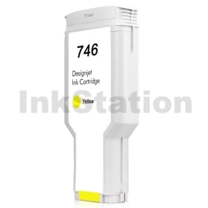 HP 746 Compatible Yellow 300ML DesignJet Ink Cartridge P2V79A / 3WX38A