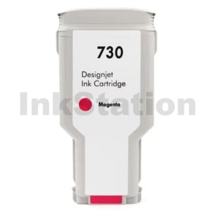 HP 730 Compatible Magenta 300ML DesignJet Inkjet Cartridge P2V69A