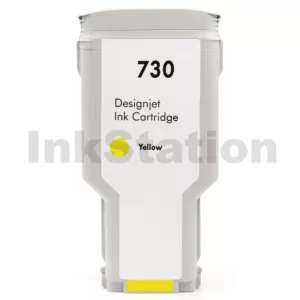 HP 730 Compatible Yellow 300ML DesignJet Inkjet Cartridge P2V70A