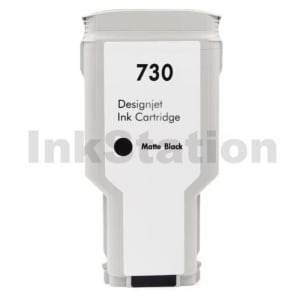 HP 730 Compatible Matte Black 300ML DesignJet Inkjet Cartridge P2V71A / 3ED51A