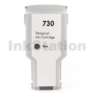 HP 730 Compatible Grey 300ML DesignJet Inkjet Cartridge P2V72A / 3ED50A