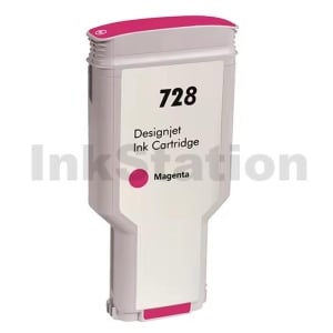 HP 728 Compatible Magenta 300ML Inkjet Cartridge F9K16A