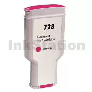HP 728 Compatible Magenta 300ML Inkjet Cartridge F9K16A
