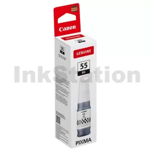 Genuine Canon GI-55BK Black Ink Bottle - 3,000 pages
