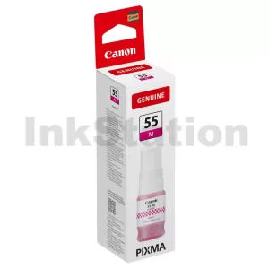 Genuine Canon GI-55M Magenta Ink Bottle - 3,000 pages
