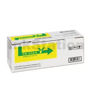 Genuine Kyocera TK-5164Y Yellow Toner Cartridge P-7040CDN - 12,000 pages