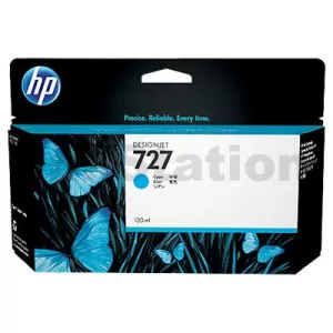HP 727 Genuine Cyan 130ml Inkjet Cartridge B3P19A