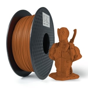 1 x PLA 3D Filament 1.75mm Red Wood - 1KG